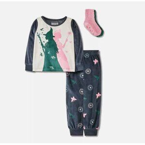 NWT Wicked Musical Pajama Set w/ Socks – Toddler – Cozy Fleece